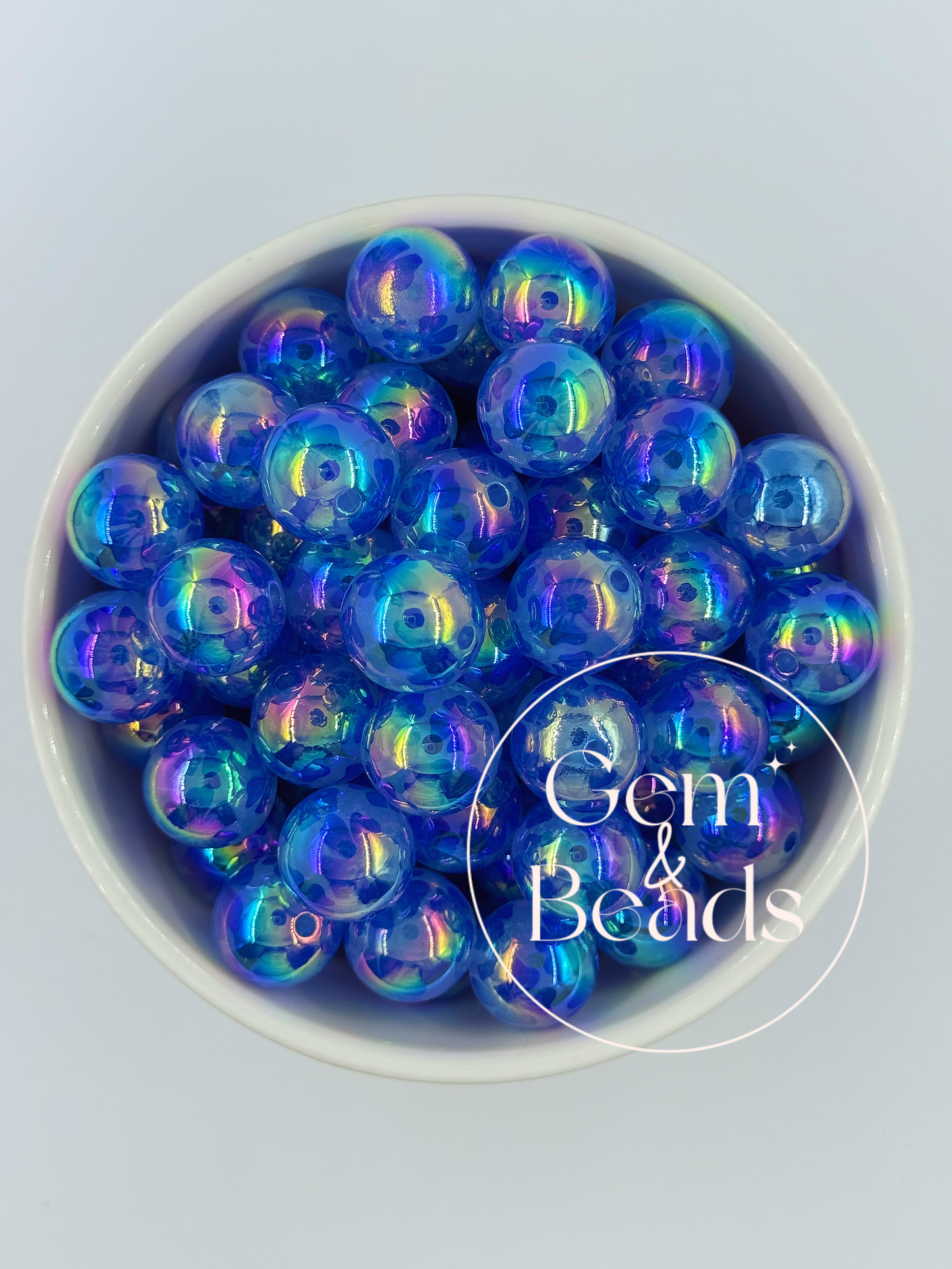 Cateye Cracked Gradient Beads (15pcs) mm