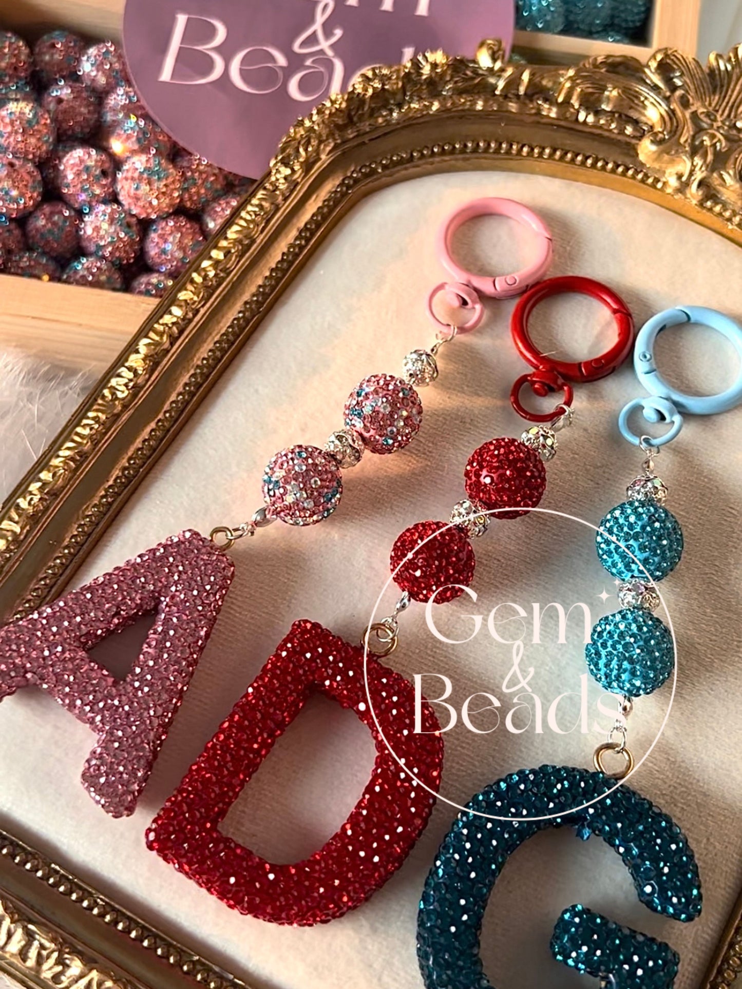 Rhinestone Alphabet