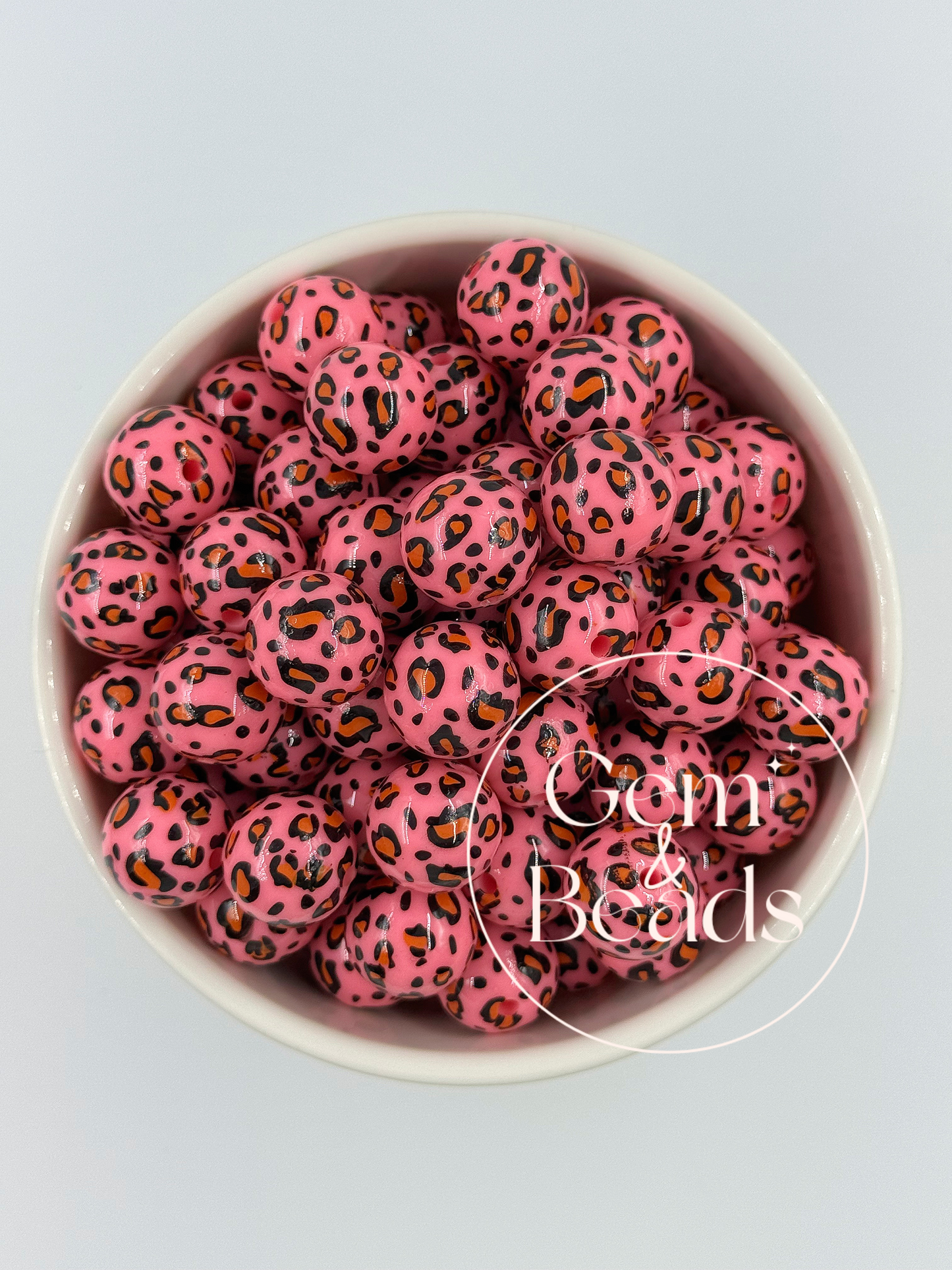 Chunky Arcylic Beads (15pcs) 16mm