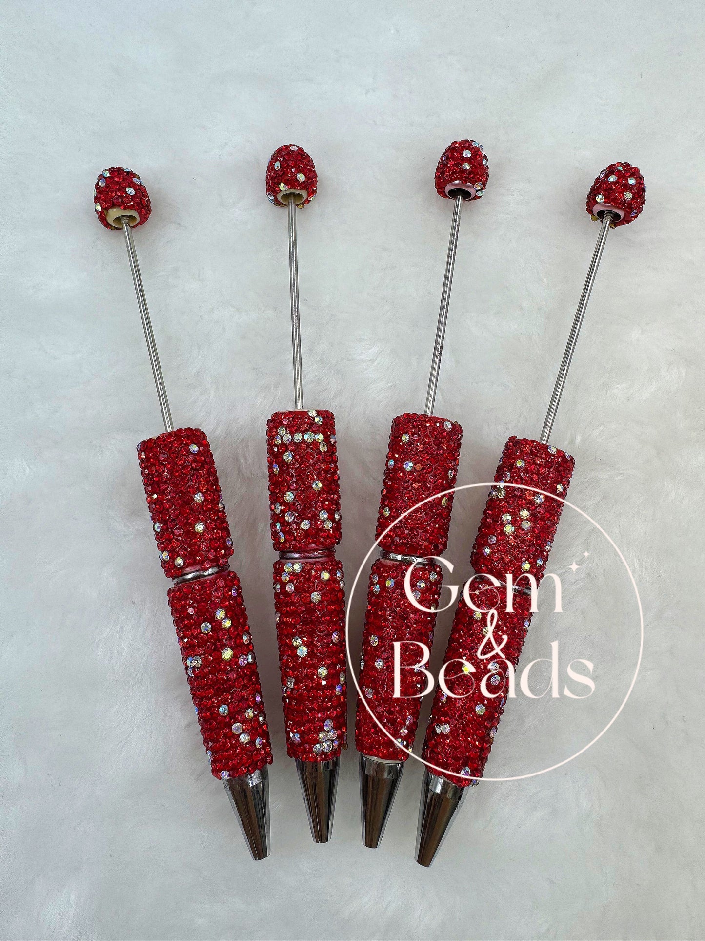 Rhinestone Beaded Pen 7pcs/bag