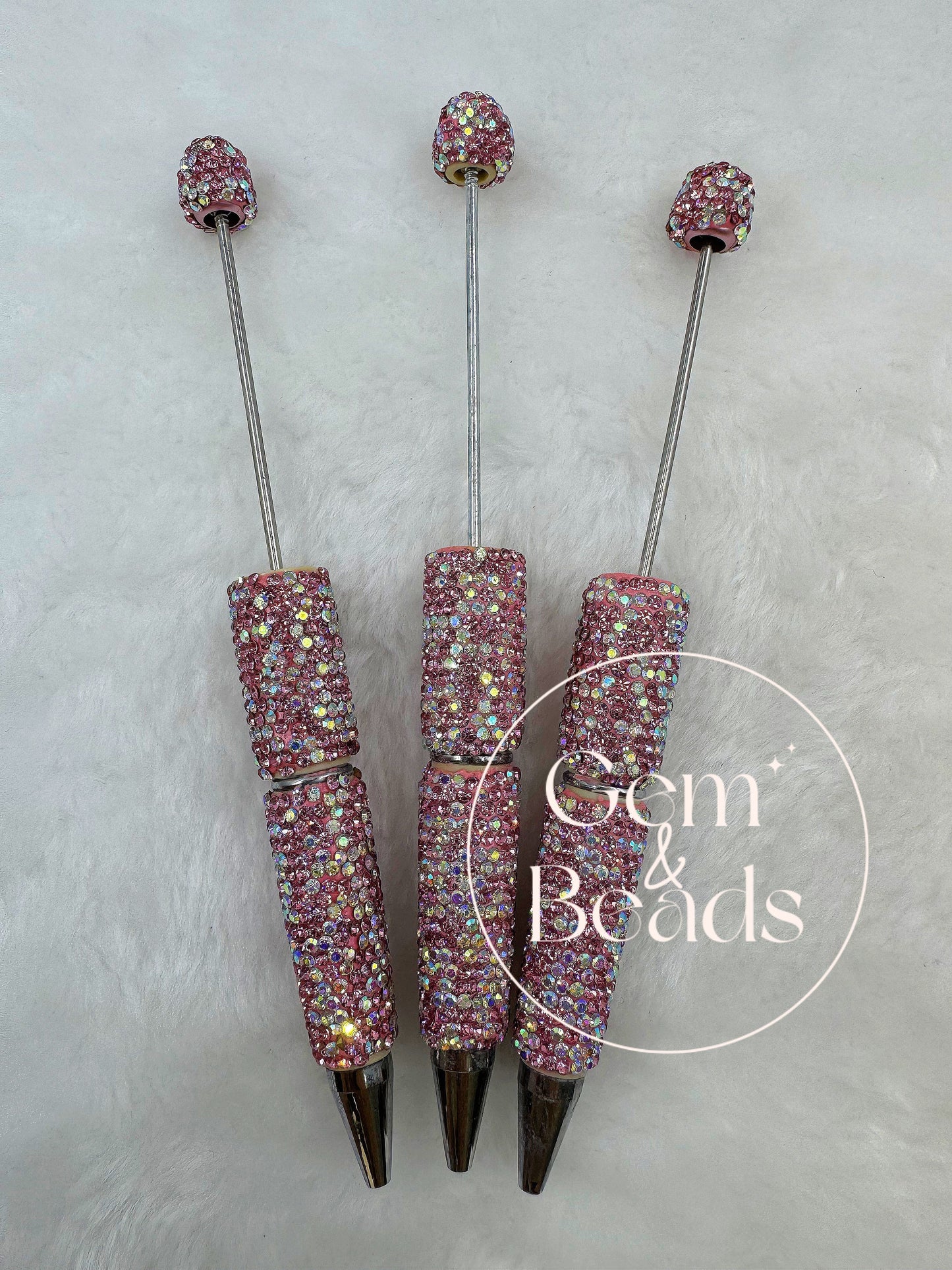 Rhinestone Beaded Pen 7pcs/bag