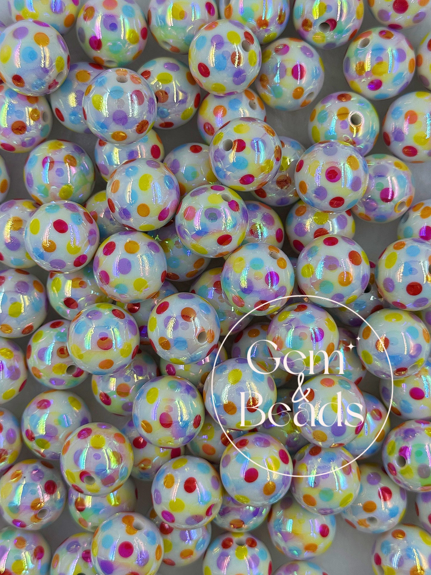 Happy Easter 20mm Beads 10 counts