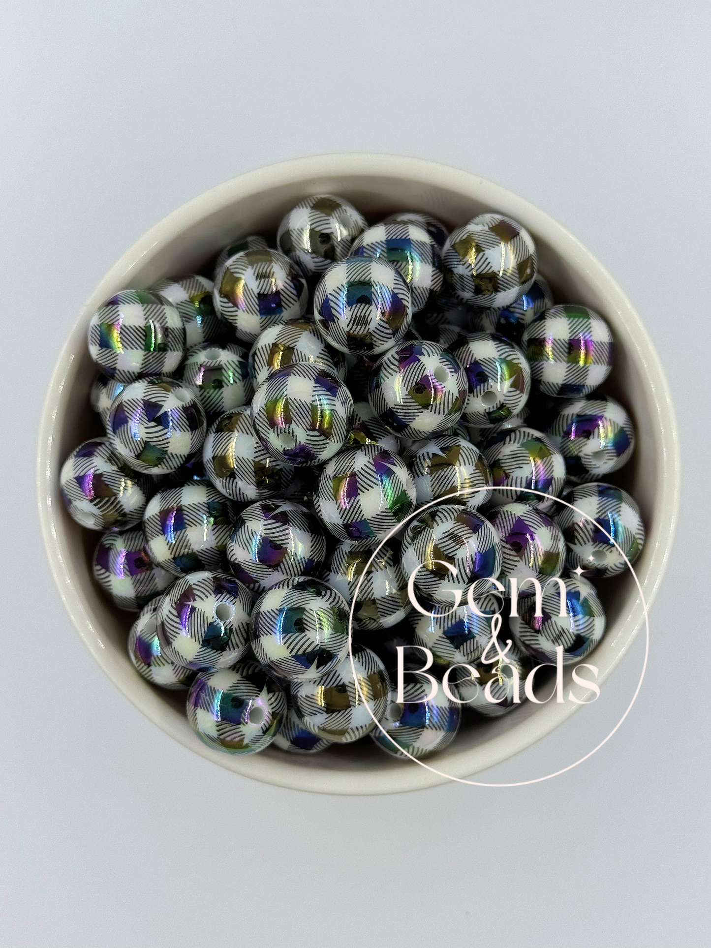 Chunky Arcylic Beads (15pcs) 16mm