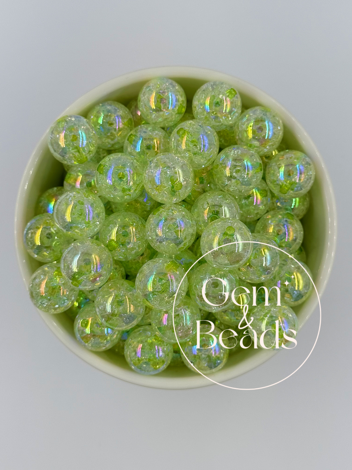 Cateye Cracked Gradient Beads (15pcs) mm