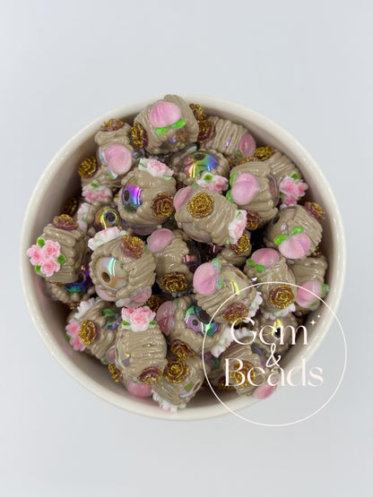 Handmade Crafted Beads (5pcs) 16mm-22mm