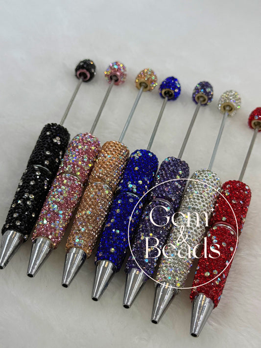 Rhinestone Beaded Pen 7pcs/bag