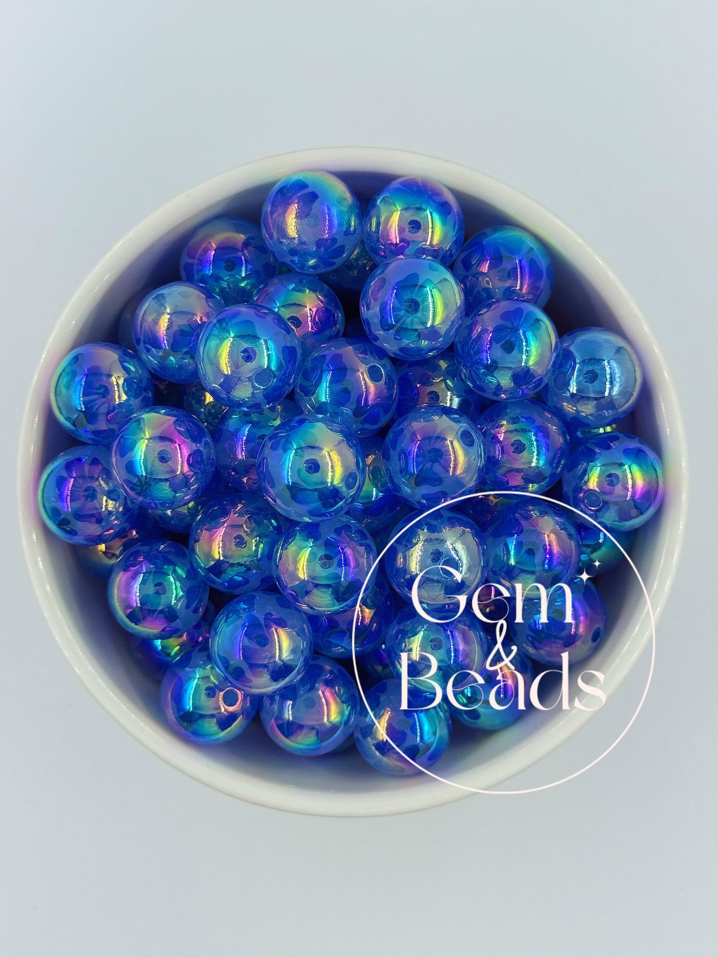 Cateye Cracked Gradient Beads (15pcs) mm