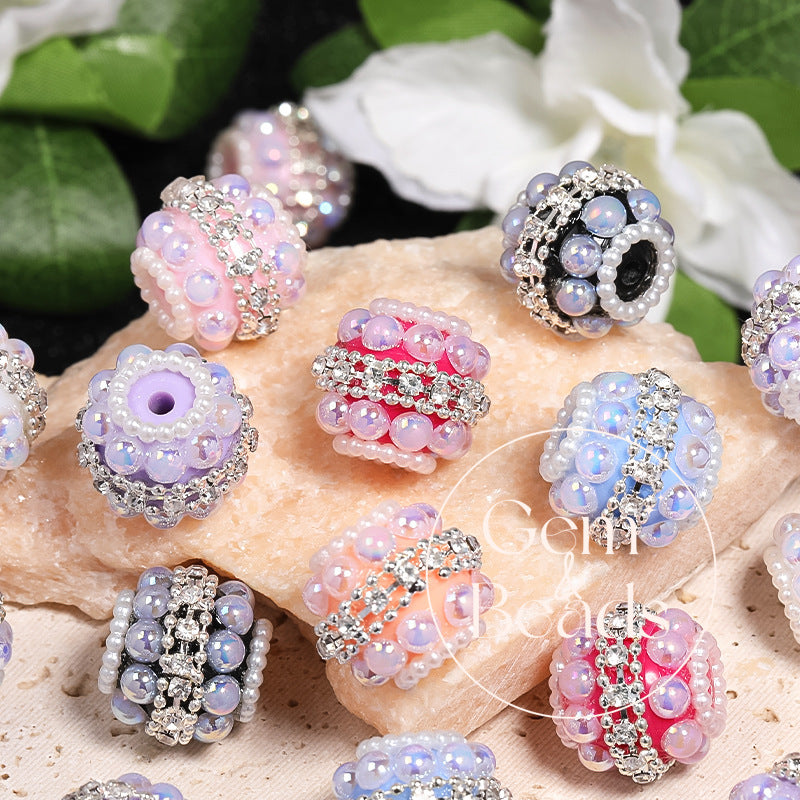 Royal Pearl Sparkles Rhinestone Beads (5 counts)