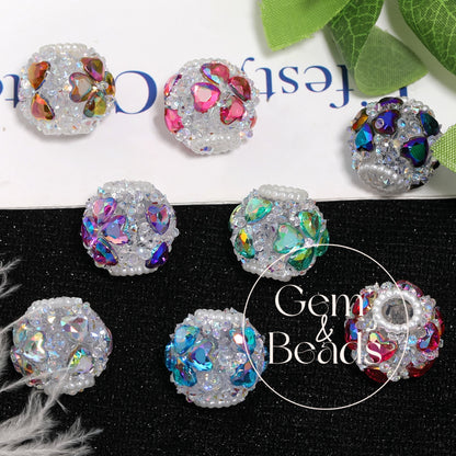 Lucky Love Sparkles Rhinestone Beads (10 counts)