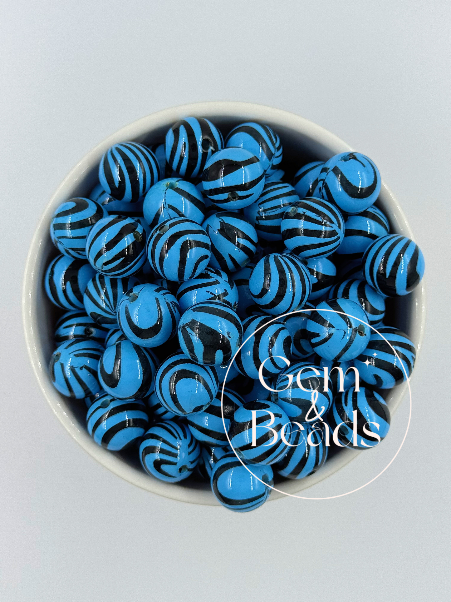 Chunky Arcylic Beads (15pcs) 16mm
