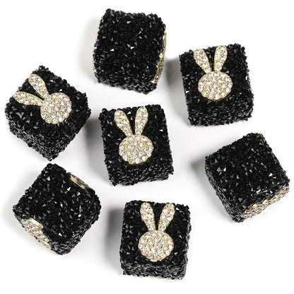 Sweetheart Sugar Rhinestone Cube Beads (5 counts)