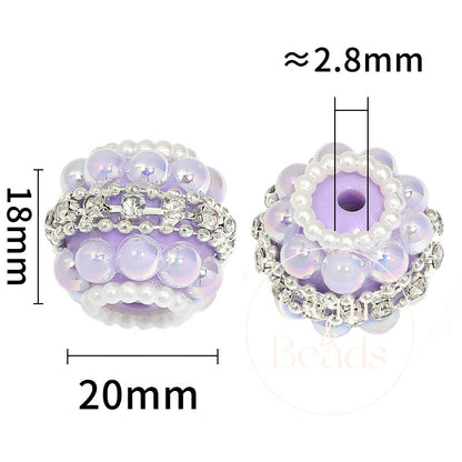 Royal Pearl Sparkles Rhinestone Beads (5 counts)