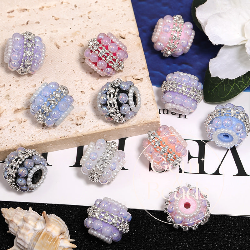 Royal Pearl Sparkles Rhinestone Beads (5 counts)
